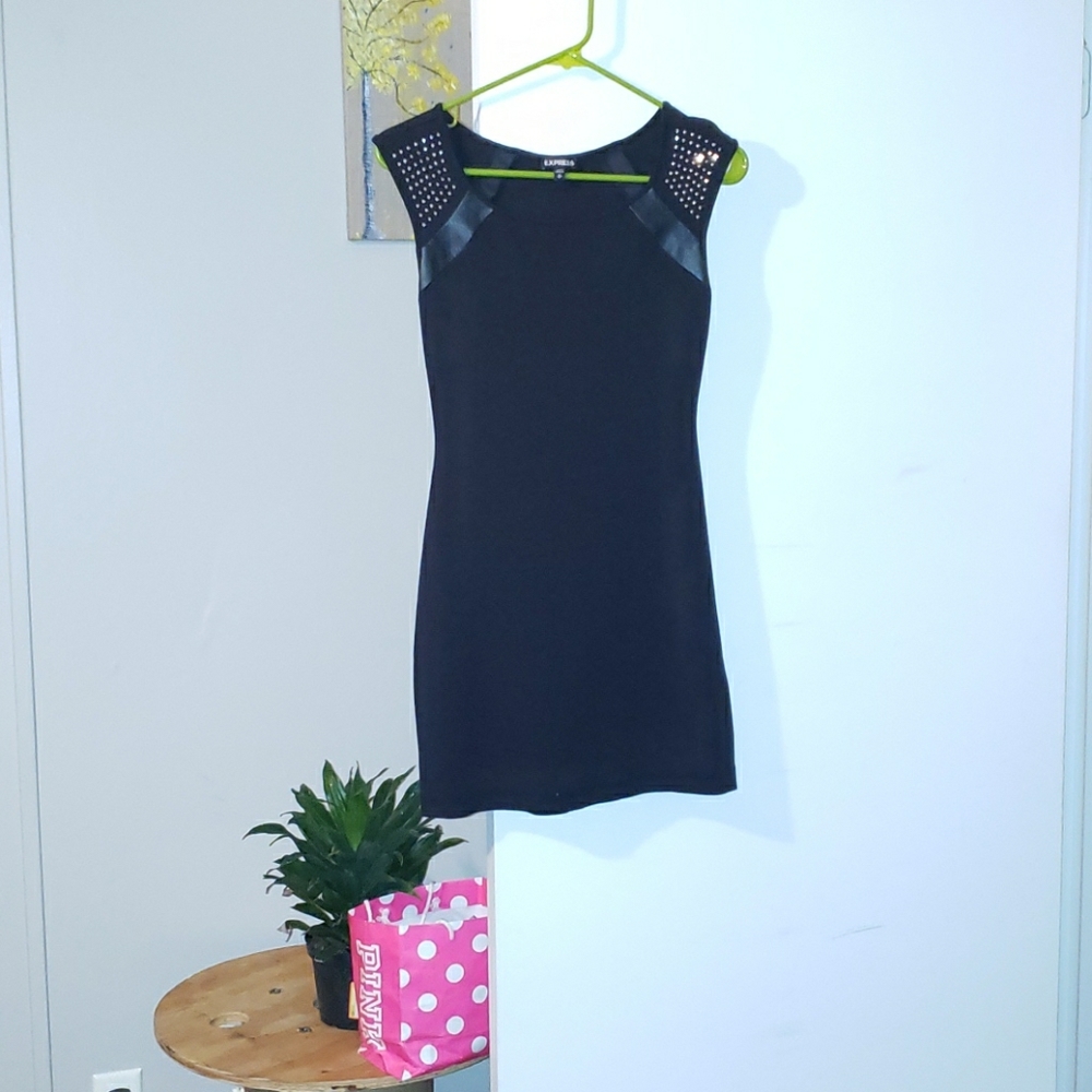 Hot rock n roll black dress